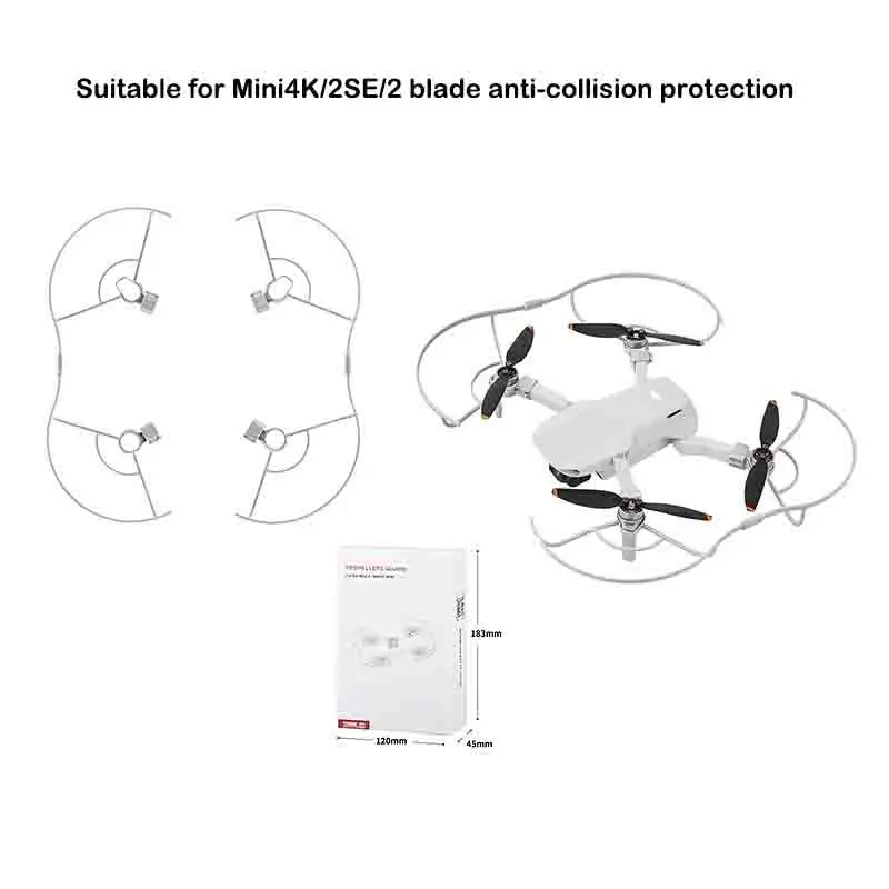 1 Juego de Protector de accesorios de hélice para DJI Mini SE/Mini 2/Mavic Mini cubierta de ventilador de ala Protector de hélice