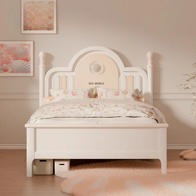 

Children's bed girl boy shell bed children's furniture 1.5m teenager single bed modern