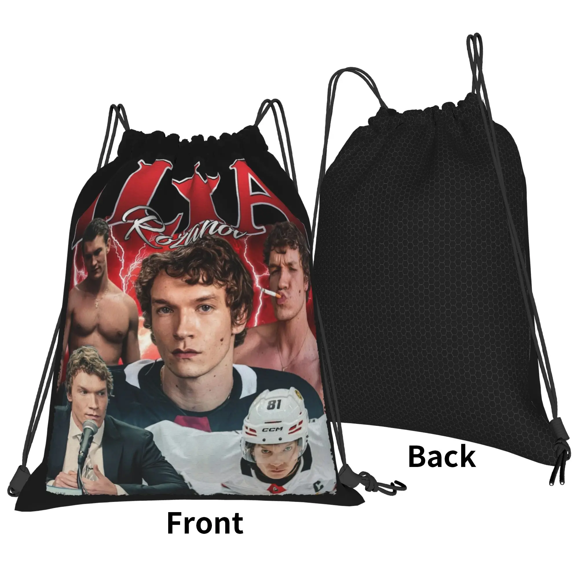 

Спортивная сумка-рюкзак Ilya Rozanov Heated Rivalry на шнурке, водонепроницаемая, для спортзала и походов