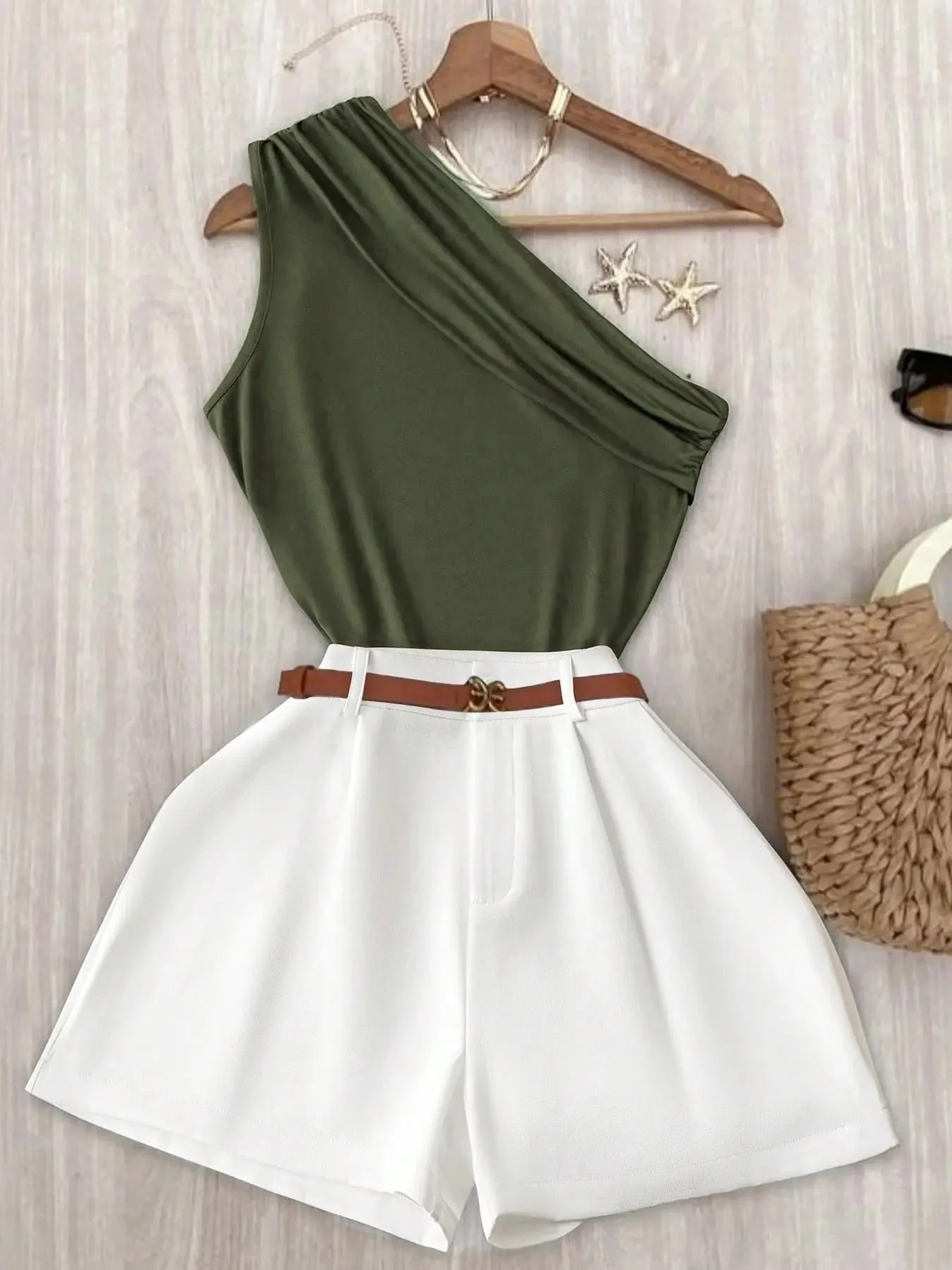 

Женский комплект из двух предметов, классический дизайн для стильной, удобной и универсальной одежды на все случаи жизни