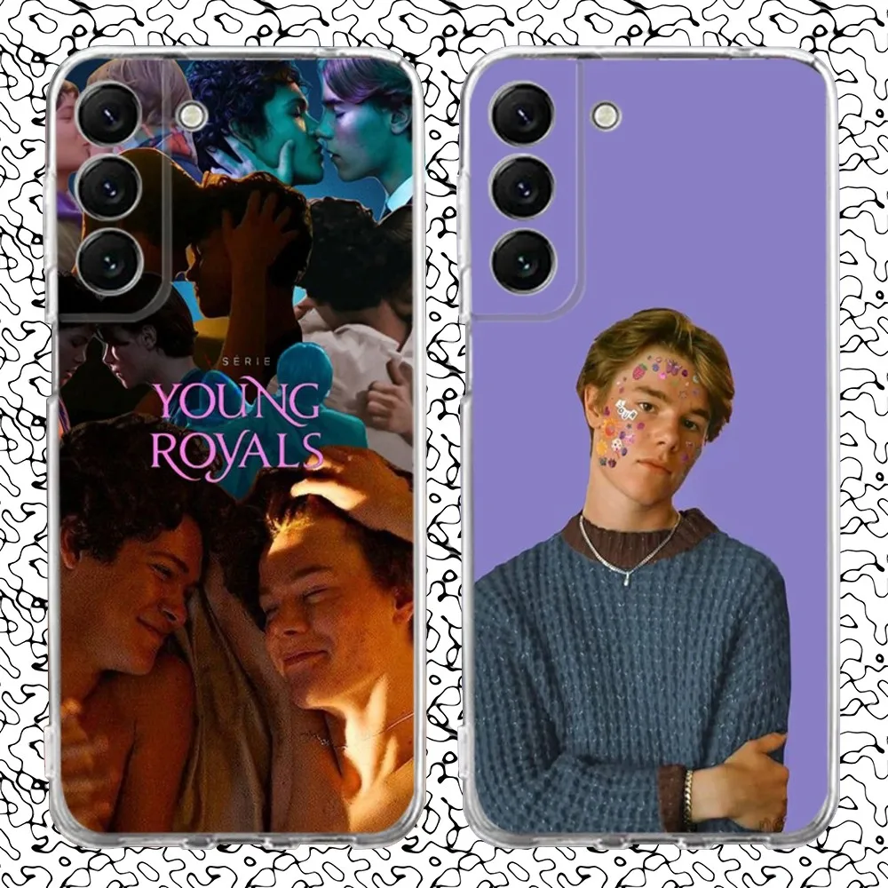 Young R-Royals TV Series Phone Case Silicone For Samsung S30,S23,21,22,20 Ultra,S20 FE lite,S10,9,PIus Note20ultra Cover Clear