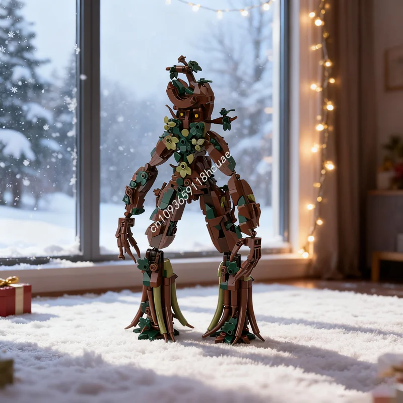 

510 шт. MOC LOTR Treebeard Хоббит и кольца лорда Модель Строительные блоки DIY Креативные игрушки Идея Рождественский подарок Кирпич День рождения