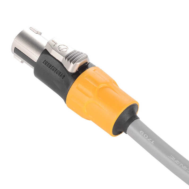 Professional AL4MP 4-core Speaker Socket Cable Plug Connector NL4FC Pure Copper Gold-Plated Ohmic HIFI Multi-Color