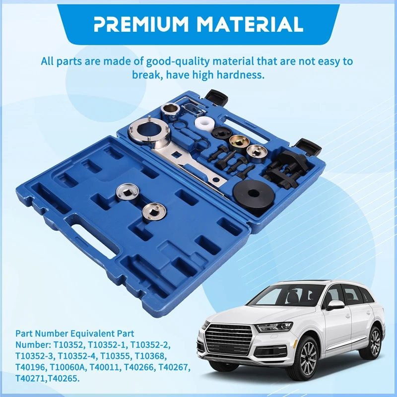 AU05 -Camshaft Crankshaft Engine Timing Tool Kit For  VW VAG 2006-2018 EA888 1.8 2.0 TSI TFSI T10355 T10060A T10352 T10368