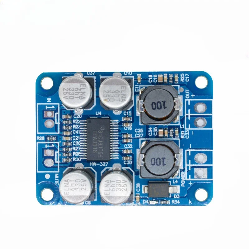 5PCS DC 12V-24V TPA3118 60W Mono Digital Audio Power Amplifier Board Amp Module