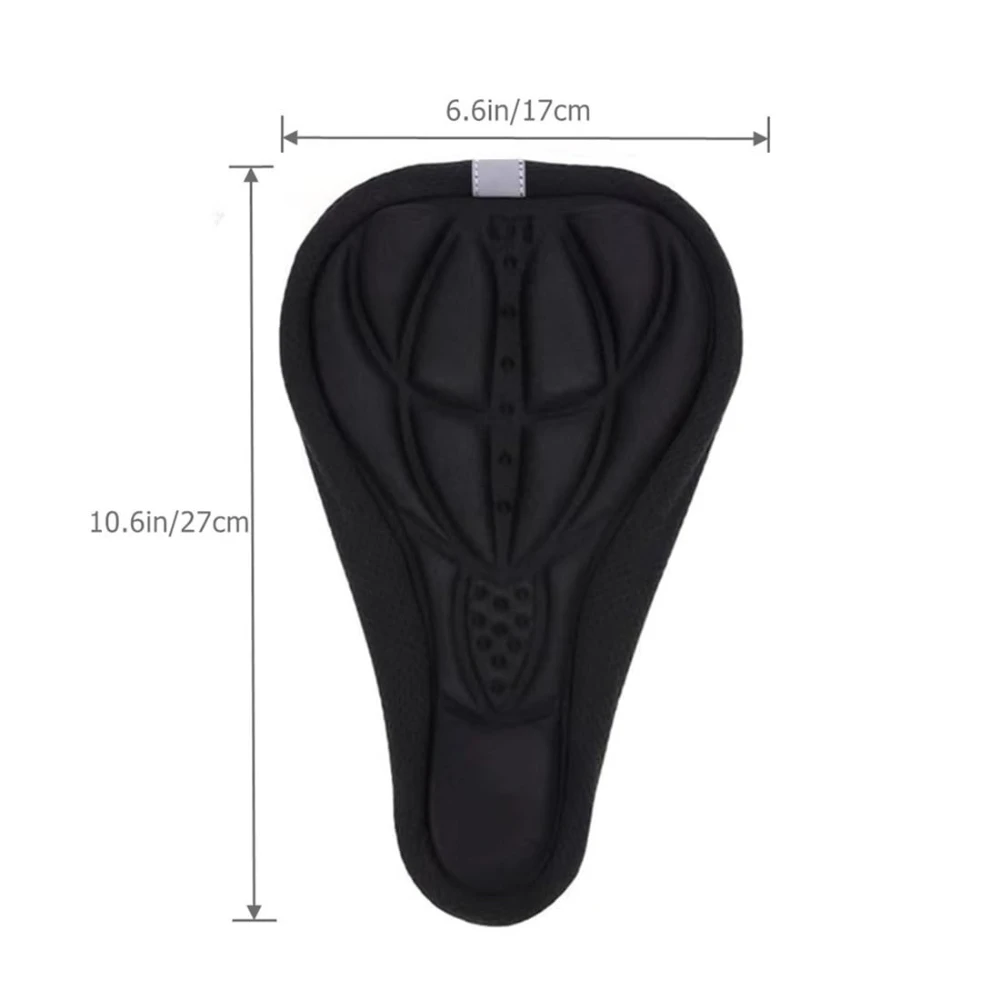 3D Soft Thickened Bicycle Seat Breathable Bicycle Saddle Seat Cover Comfortable Foam Seat Cushion Saddle for Bike Accessories image 5