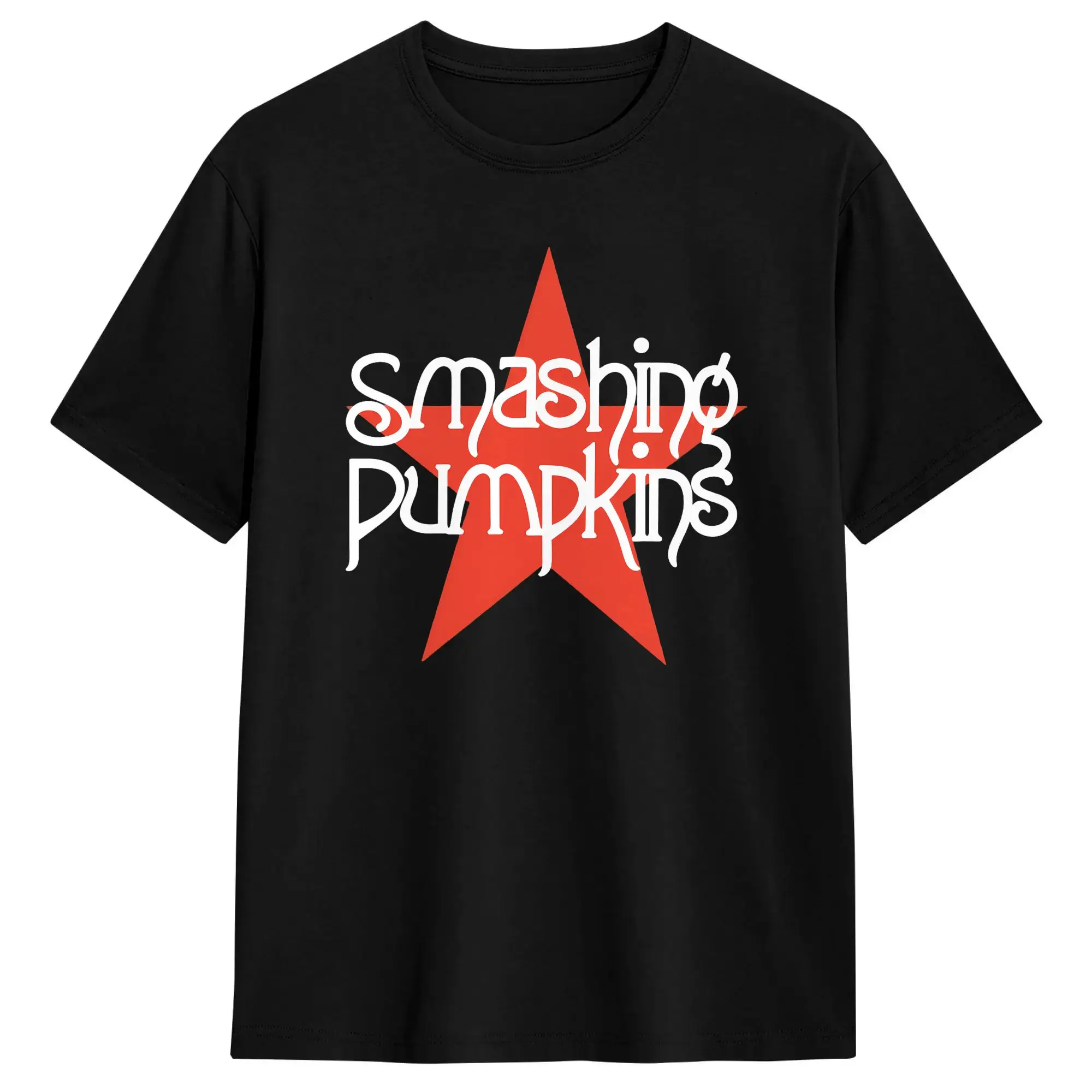 Funny The Smashing Pumpkins T-Shirts Men Crewneck Pure Cotton T Shirt  Short Sleeve Tees 6XL Clothes