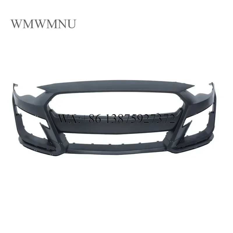 Wmwmnu High Quality Car Black Exterior Accessories Body Kits for 15-17 GT350 Front Bumper