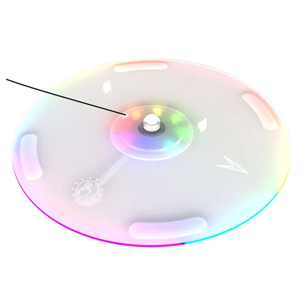 Soporte Vertical RGB para consola PS5 Slim Disc, Base LED estable para juegos, versión Digital