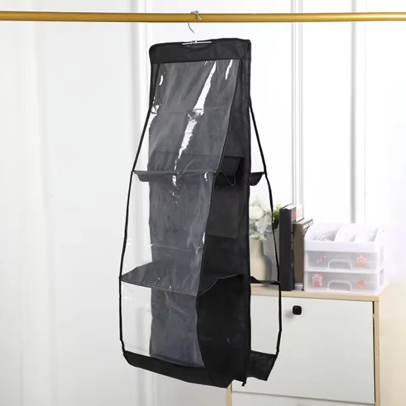 Bag Storage Bag Closet Door Back Hanging Bag Backpack Handbag Organizers Dustproof Household Dormitory Shelf Storage Accessories