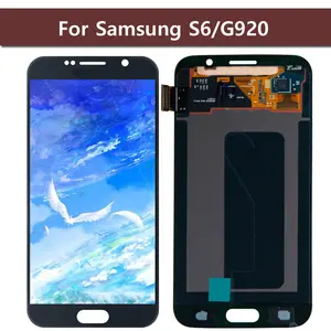 Bilashmart LCD Screen Samsung GALAXY S6 G920 G920F LCD Display Touch Screen Digitizer Assembly Samsung S6 G920 LCD