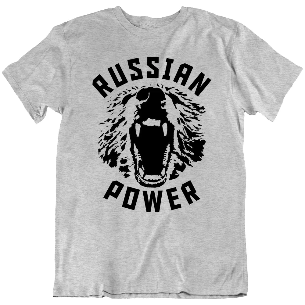 Russian Power Russia Men T Shirt Ak-47 Vladimir Putin Army Cccp Ussr KGB Shirt