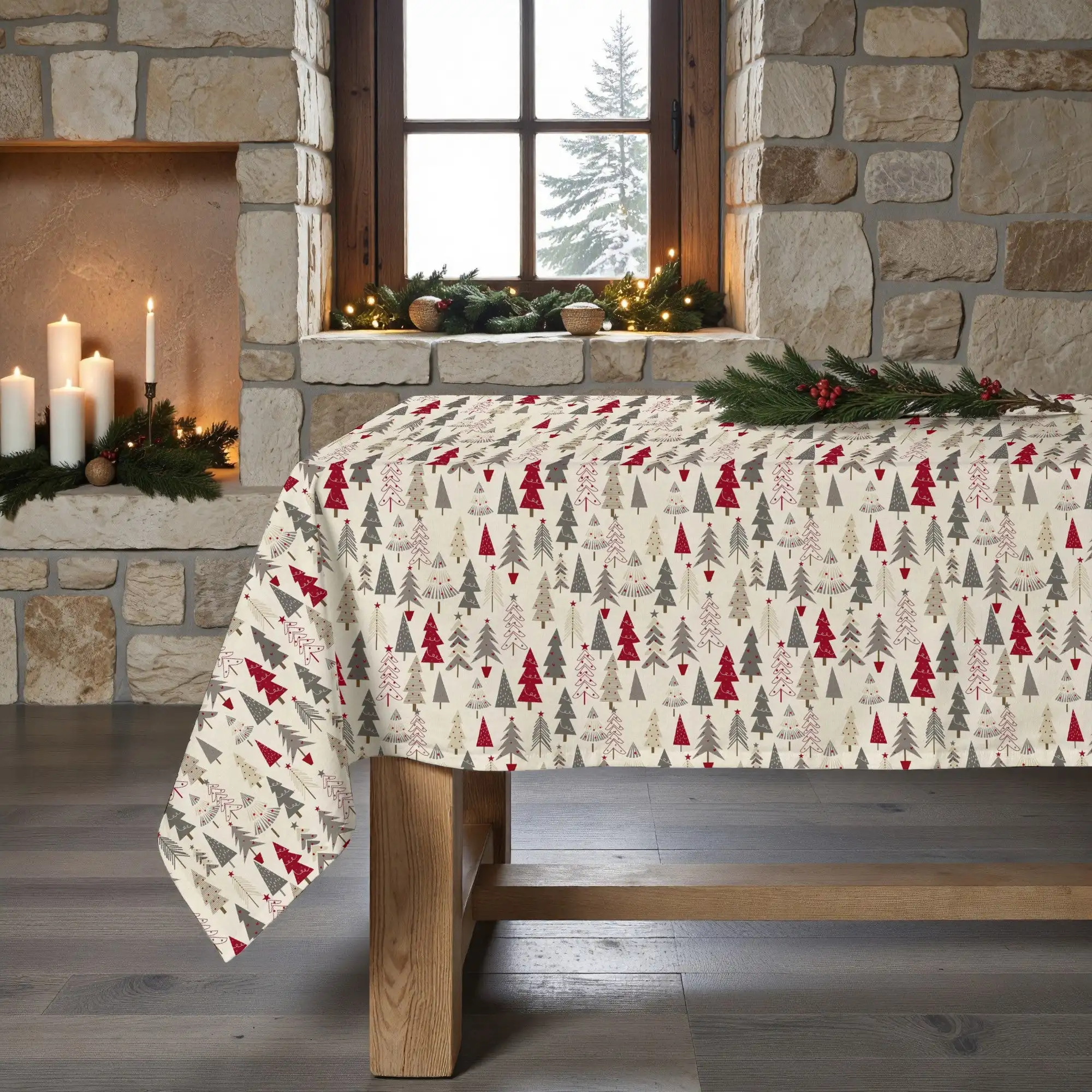 Mantel BL Belum Merry Christmas 31 Resistente a Manchas E Impermeable