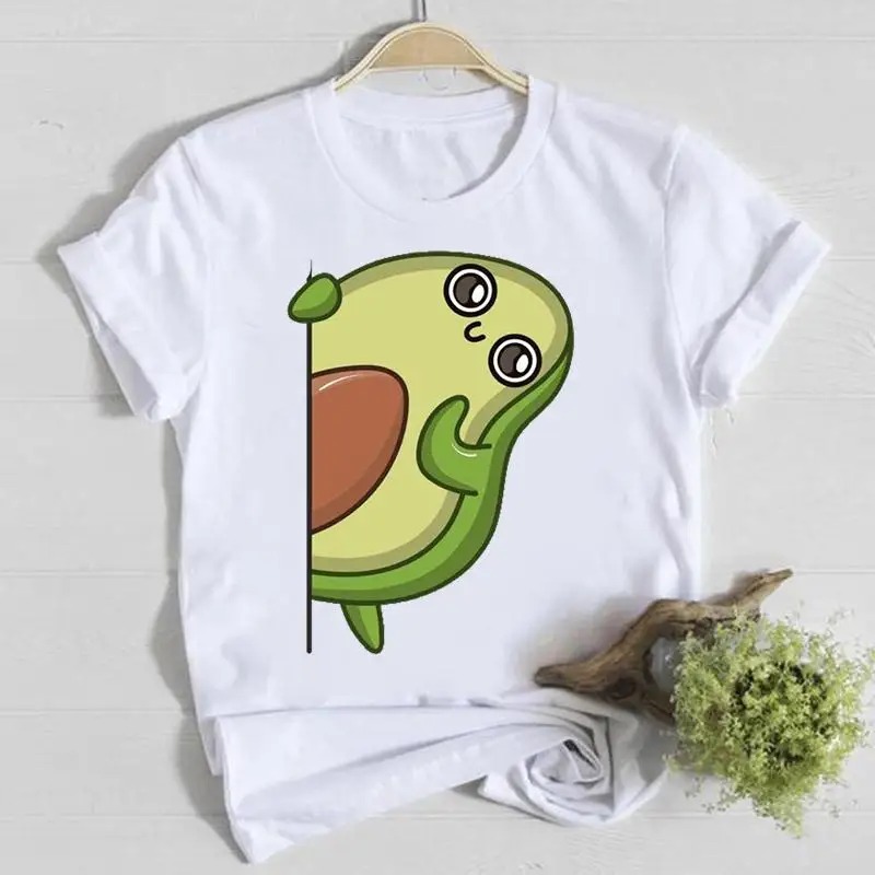 Maglietta Casual a maniche corte maglietta stile adorabile Avocado maglietta moda maglietta estiva donna T-Shirt grafica donna