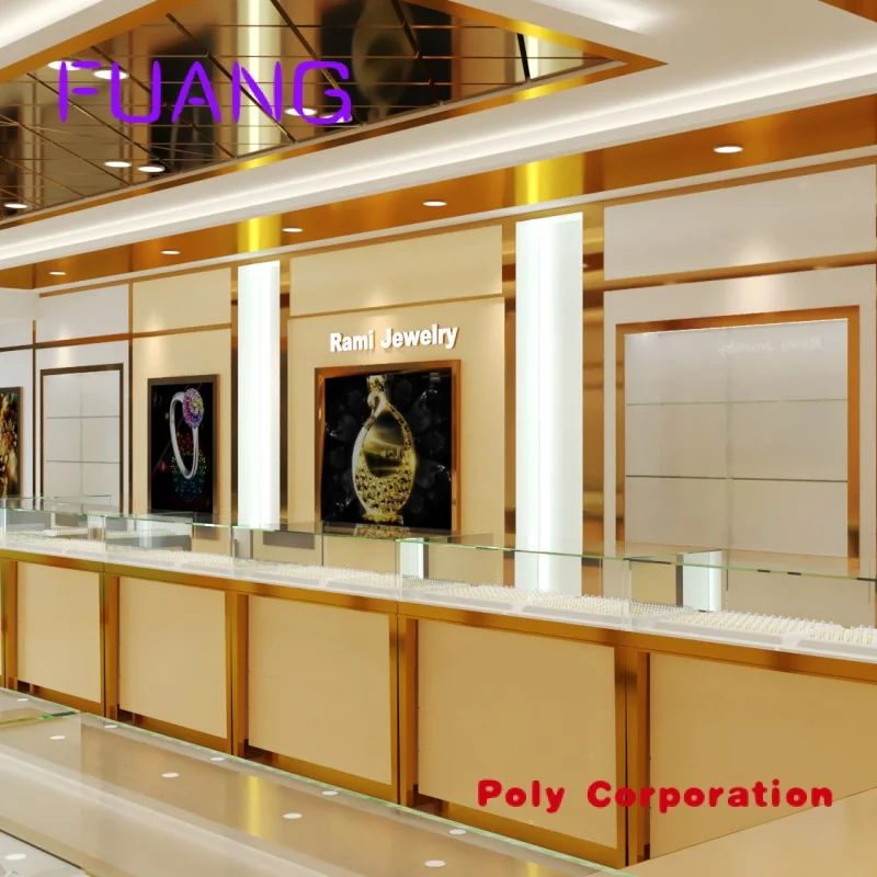 

Custom High-end jewelry display case design|glass watch display cabinet|wooden jewelry display case used in mall