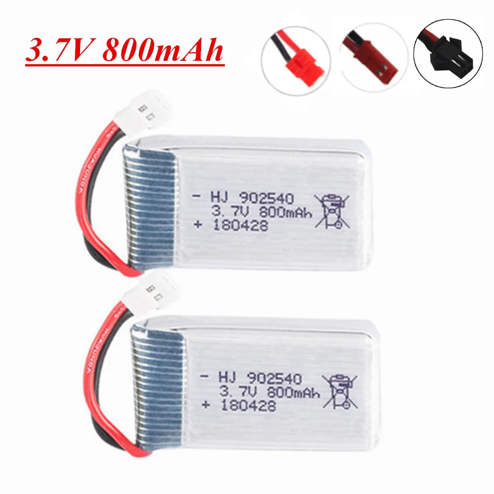 902540 Lipo батарея для дрона 3,7 в 800 мАч 25C для Syma X5 X5C X5S X5SC X5SW TK M68 CX-30 K60 905 V931 запасная часть для радиоуправляемого квадрокоптера