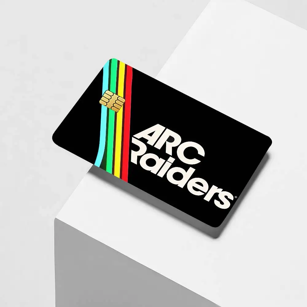 Game A-Arc R-Raiders Credit Card Decorative Card Stickers Suitable For Bank Cards Metro Transit Anti-scratch Gift 4PCS