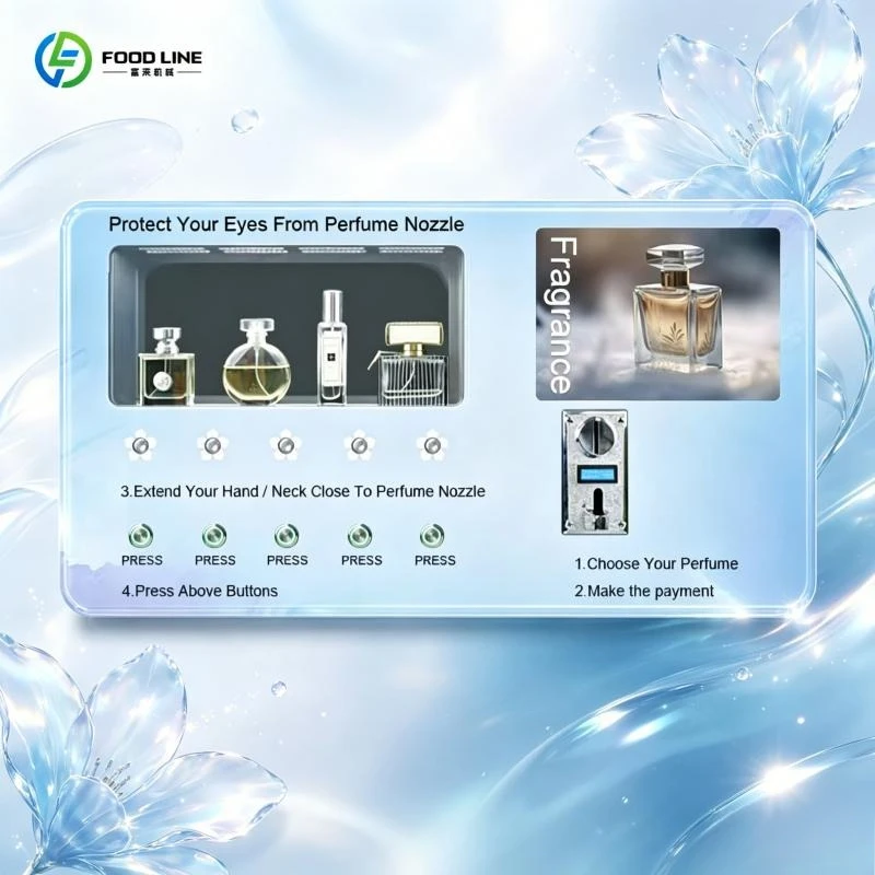 Perfume Vending Machine for Wall Mounted Setup with Plug and Play Design FL Customized