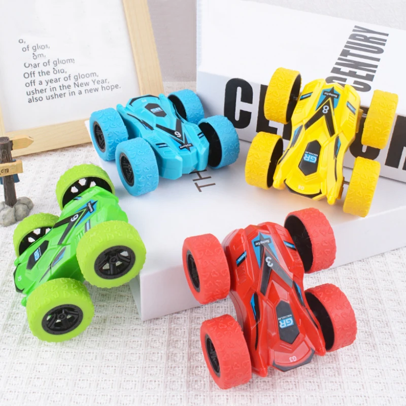 Double Side Inertia Pull Back Car Toy Anti fall Shatter Proof Safety Vehicle Model For Boys Girls