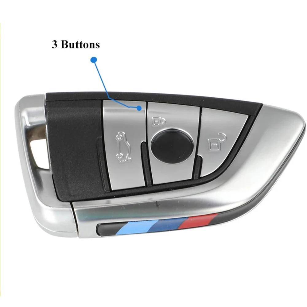 3/4 Buttons Silicone Car Key Case Cover For BMW X1 X3 X4 X5 X6 F15 F16 F48 G30 G38 525 540 740 1 2 5 7 Series Key Protector Case
