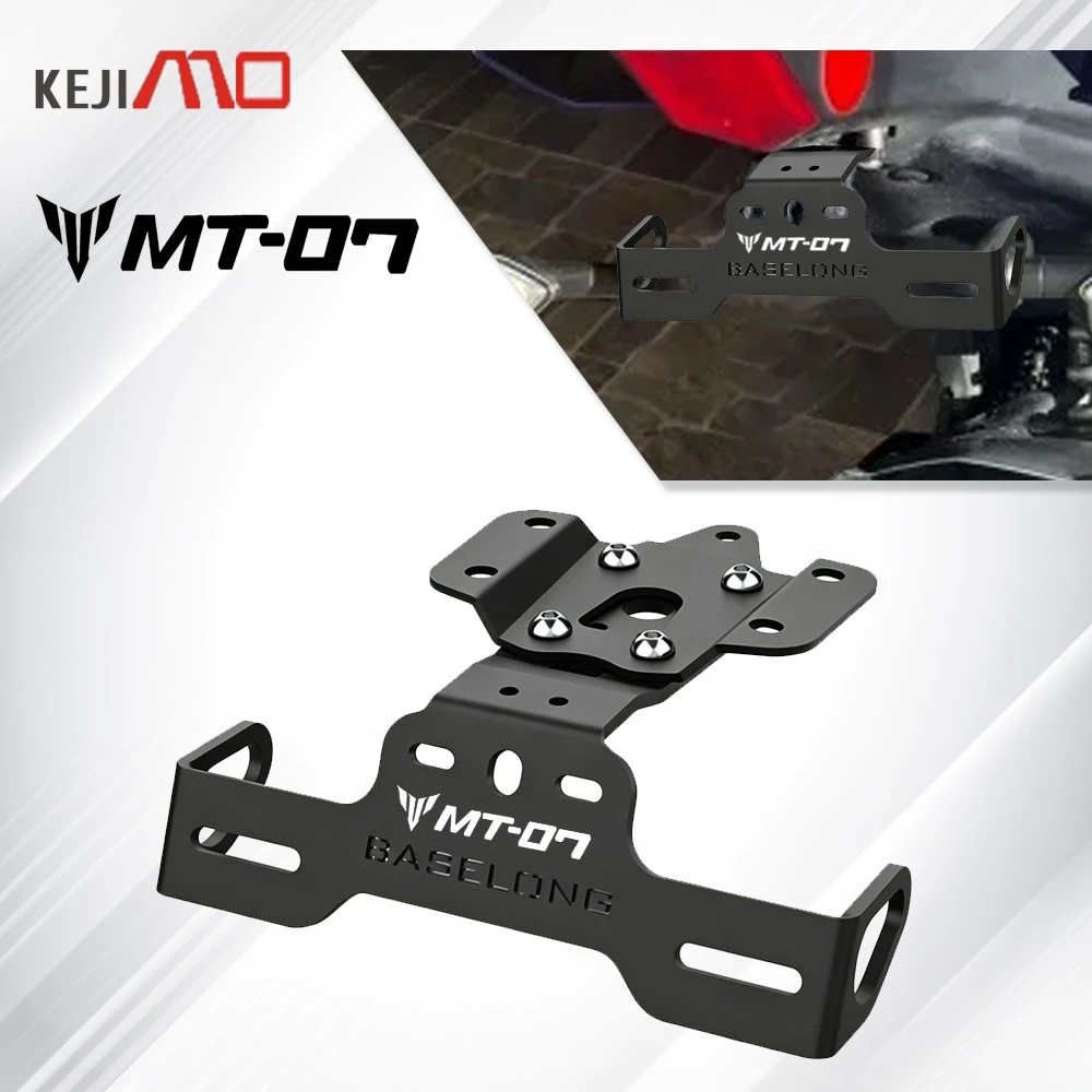 

For YAMAHA FZ-07 MT-07 FZ07 MT07 YZFR7 Motorcycle License Plate Holder Bracket Accessories Rear Tail Tidy Fender Eliminator Kit