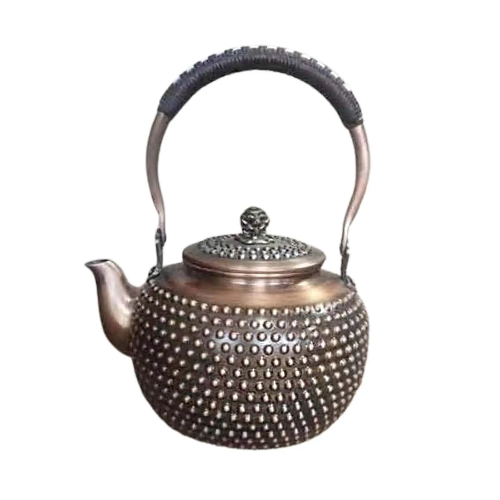 

Handmade Copper Kettle Tea Maker 1450ml with Handle Boiling Kettle Hot Water Kettle for Restaurant Tea House Hotel Home Kitchen