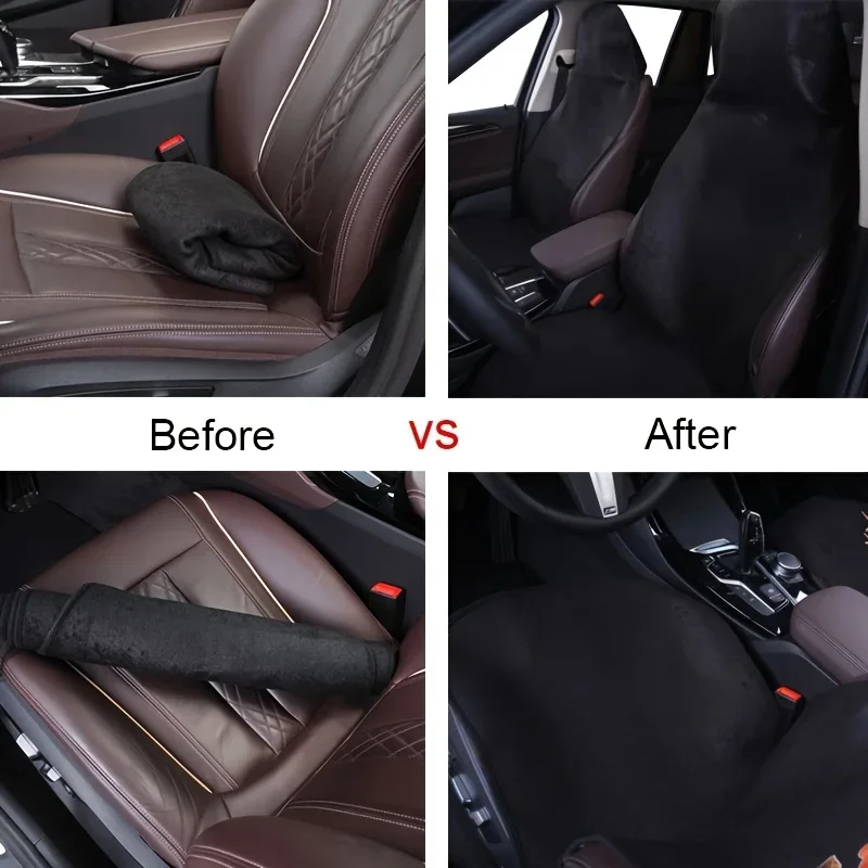 Car seat cover sports towel seat pad beach pad universal compatible protective cover, washable, for front seats, view 5