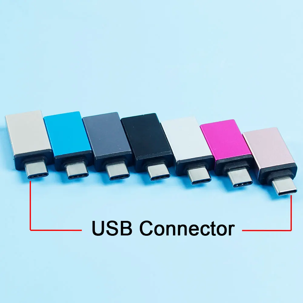 Adattatore da 1 pezzo in metallo Tpye-C a USB3.0 OTC convertitore da maschio a USB femmina tpye-c per adattatore per Laptop ecc.