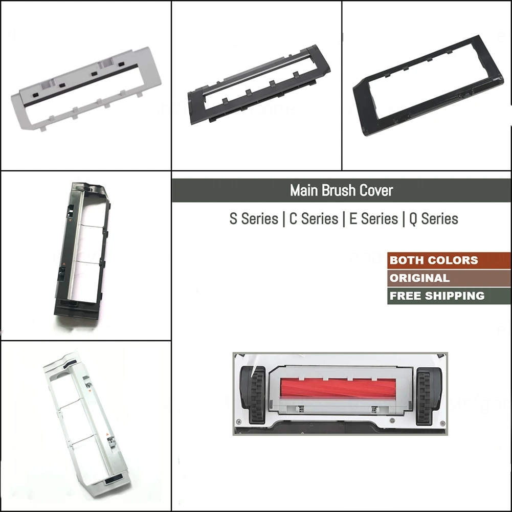 Vacuum Cleaner Main Brush Cover For S5 Max S6 Pure S7 S8 MaxV Pro Ultra Q Revo Vacuum Cleaner Accessories