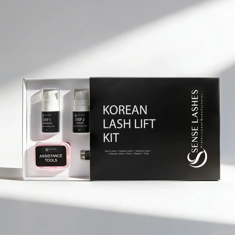 

Набор для ламинирования ресниц SENSE LASHES Korean Lash Lift Pro Kit: профессиональный набор для завивки ресниц длительного действия для салонов и домашнего использования, инструменты для макияжа