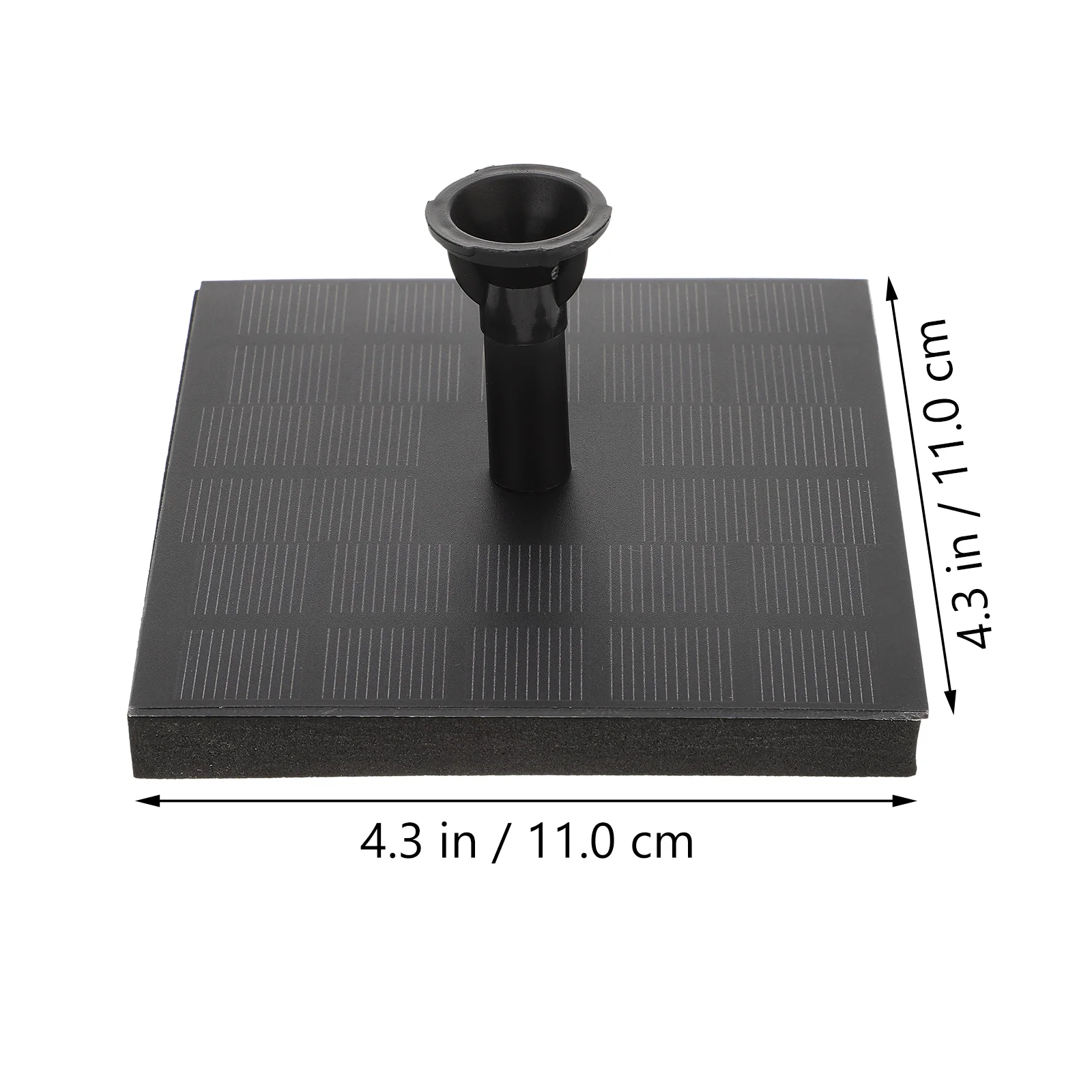 Bird Bath Pump Solar Fountain Water for Pool Outdoor Floating Engineering Plastics