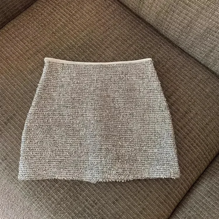 

2025 Slim High Club Grey Silver Sequins Skirts Women Jupe Spring Chic Sexy Buttocks Wrapped Y2k Harajuku Faldas Mujer Moda