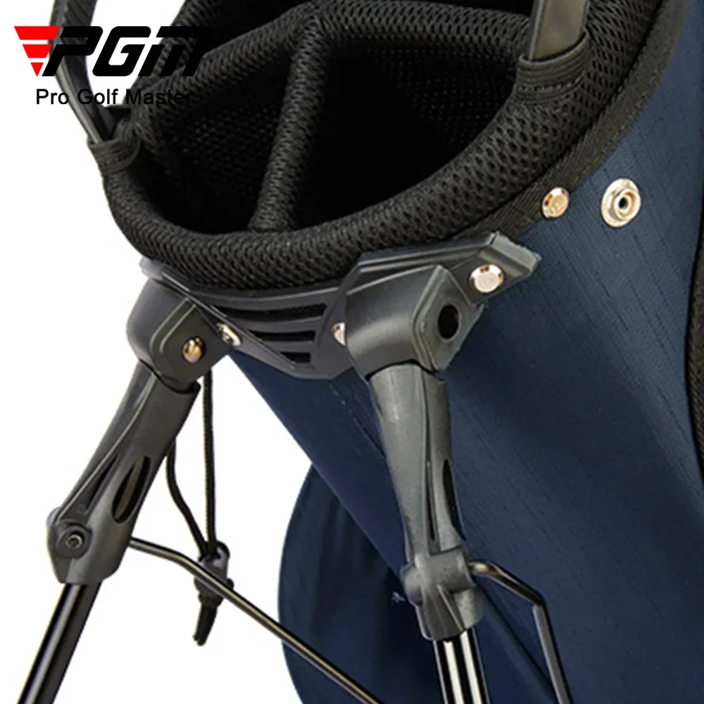 PGM Portable Golf Stand Bag with Braces Men Women Bracket Stand Support Lightweight Golf Bagpack Adult Golf Club Bag QB074