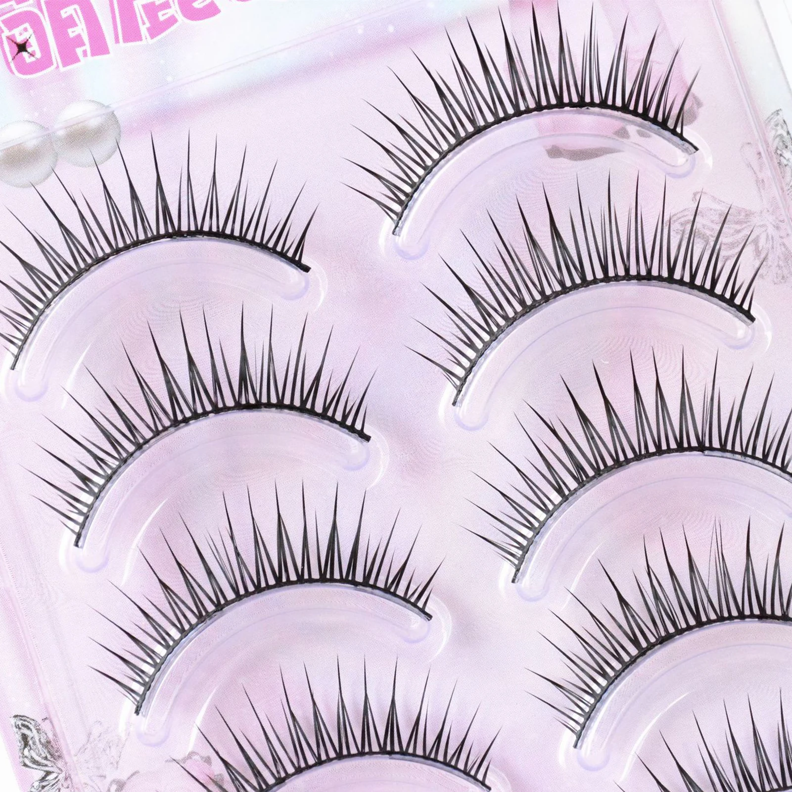 韓国風ハードステムウェットチップつけまつげ ナチュラルボリュームフルストリップラッシュ効果 KPOPメイク用