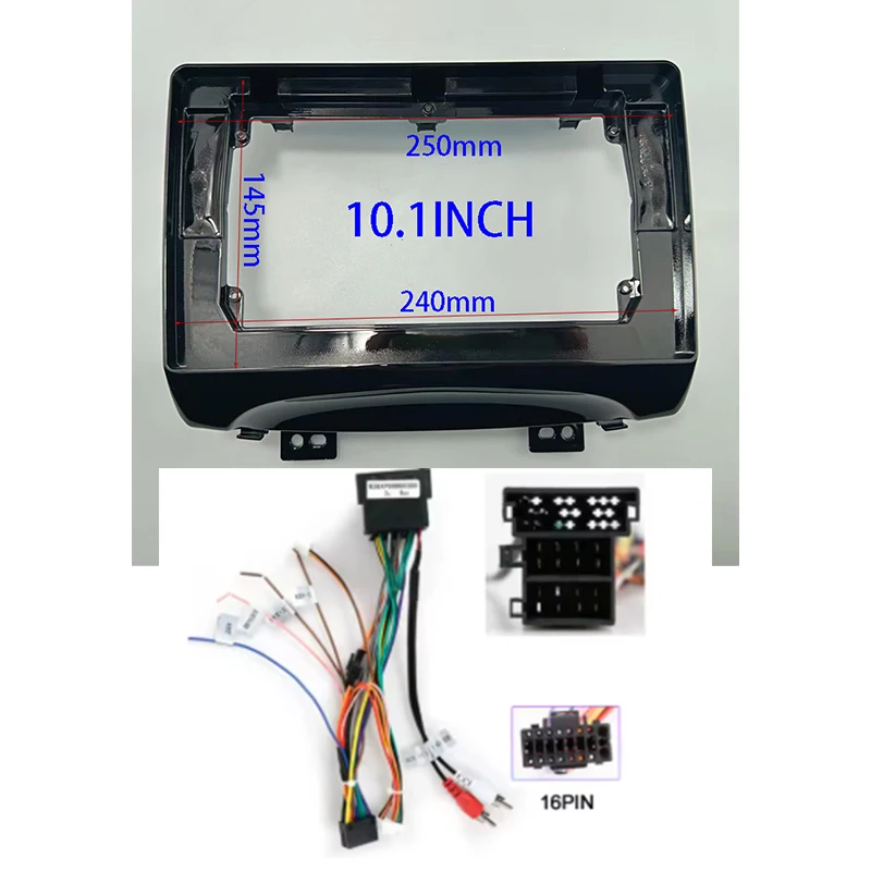 7/9/10.1Inch Car Radio Fascia For JAC Refine S3 2013-2016 DVD Stereo Frame Plate Adapter Mounting Dash Installation Bezel Kit 4