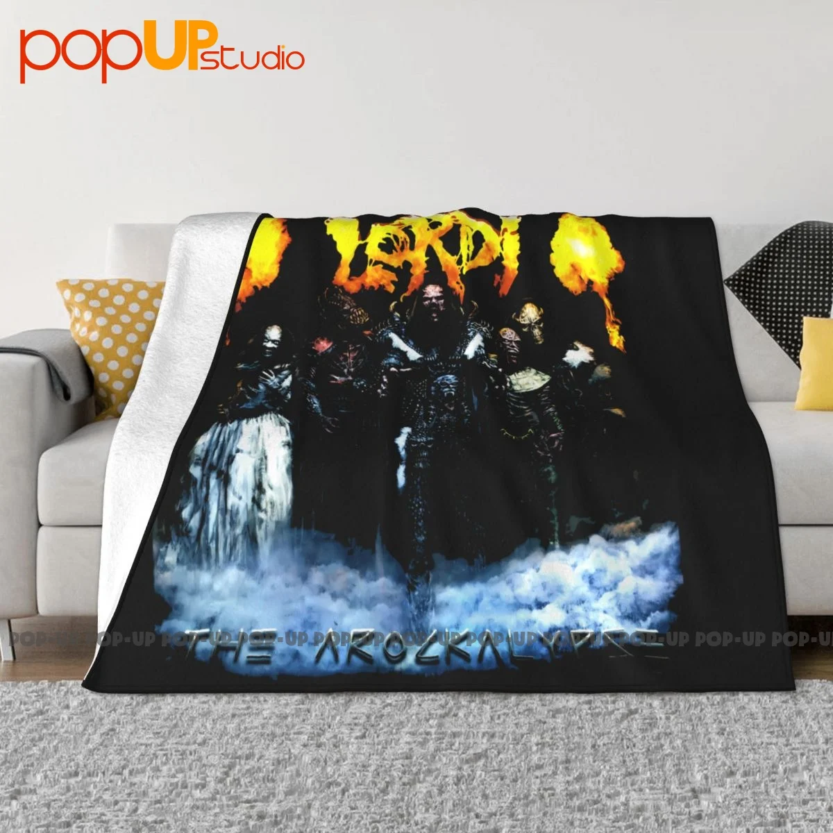 Lordi The Arockalypse 2007 Tour Band Blanket Quilt Sofa Bed All Season Bedding Supply Mechanical Wash