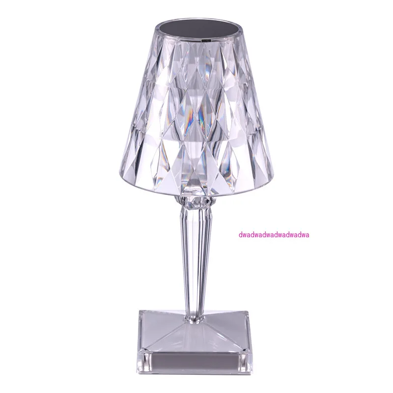

Crystal light luxury bedroom bedside ambient light outdoor touch desk lamp bar led night light