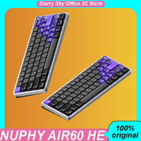 NuPhy Air60 HE Mechanical Keyboard Dwarf Magnetic Axis Quick Trigger 0.01mm Accuracy Low Latency Customized Gaming Keyboard