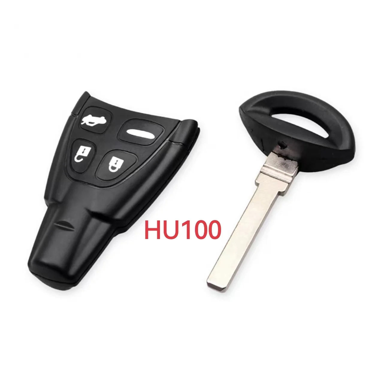 

Sunshine Smart Key Shell Case For SAAB 93 95 9-3 9-5 WF 4 Button Keyless Entry 4 Buttons