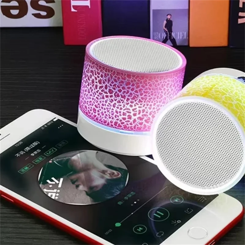 Bluetooth Mini Speaker Wireless Speaker Colorful LED TF Card USB Subwoofer Portable MP3 Music Sound Column For PC Phone images - 6