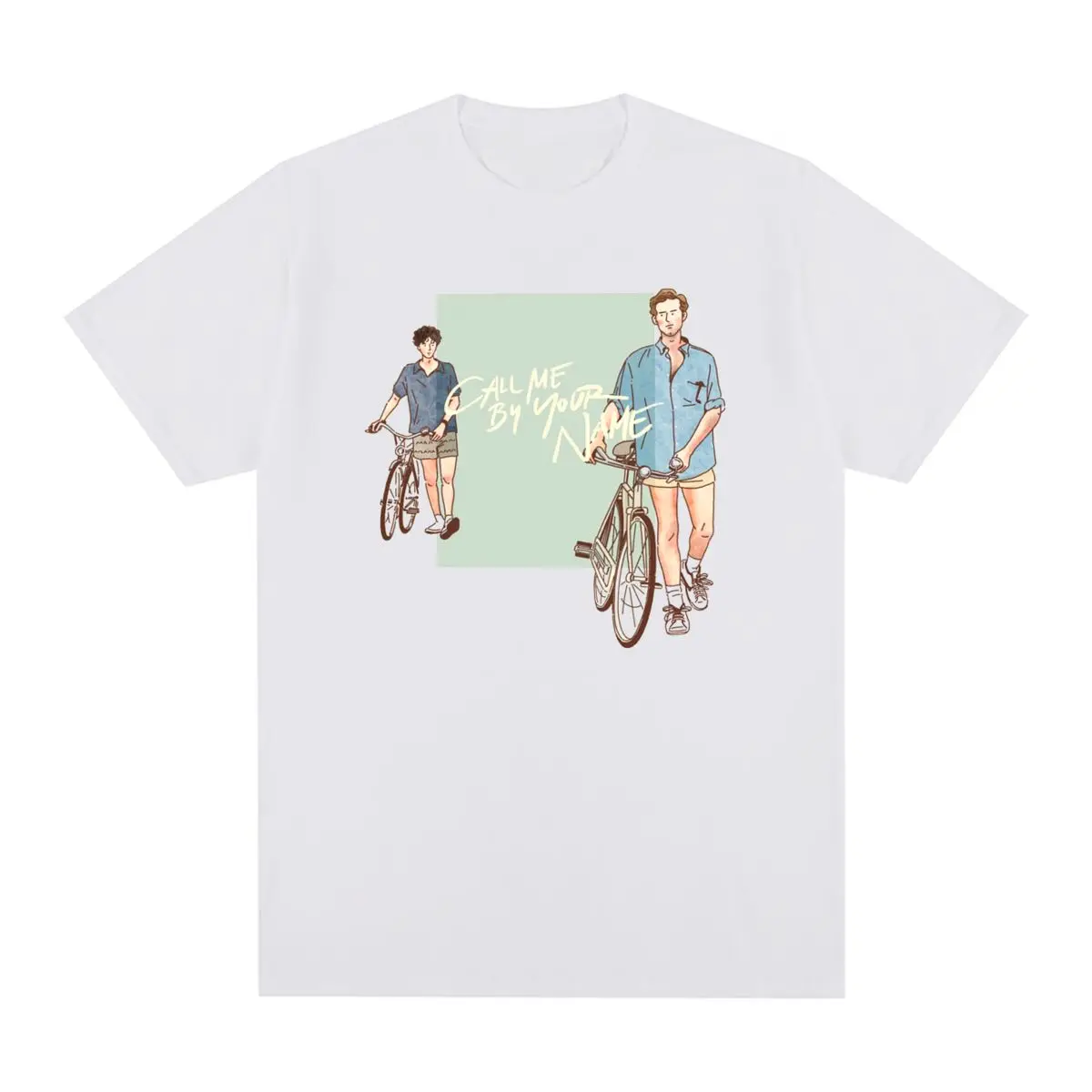 Call Me by Your Name Vintage T-shirt Streetwear Harajuku Fashion Cotton Men T shirt New Tee Tshirt Womens Tops