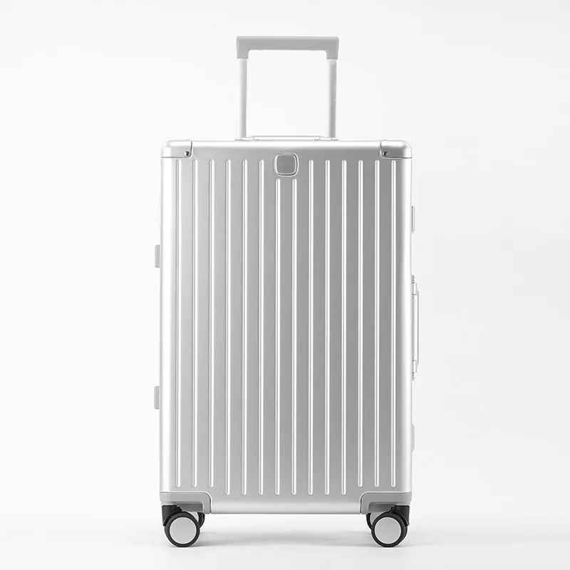 SUSHIMU Reisekoffer aus 100 % Aluminium-Magnesium-Legierung, Rollgepäck, 20/24/28 Zoll Trolley-Gepäck, Handgepäck, Kabinenkoffer 6