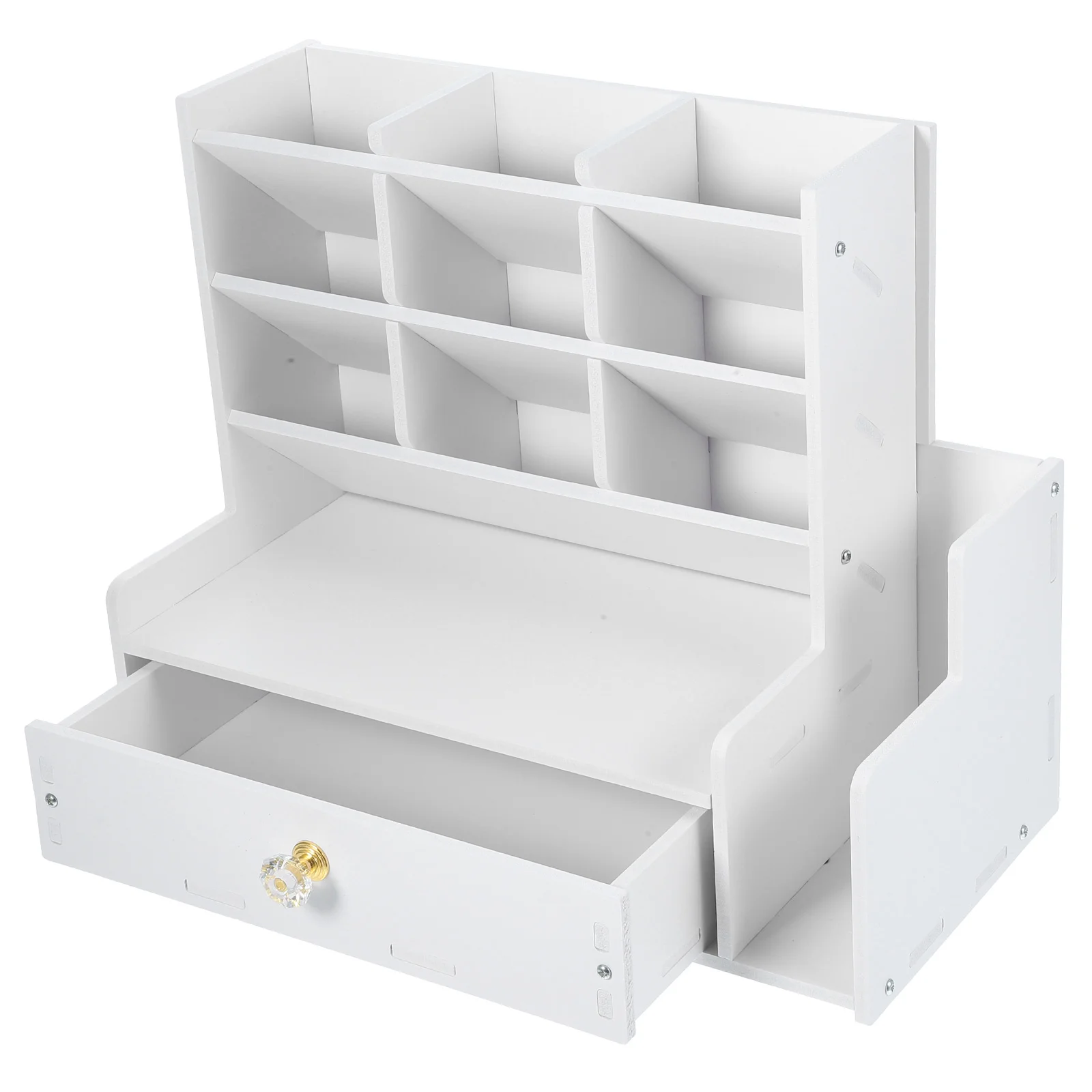 Organizer Desktop Storage Rack Child Office Stationery Pp with Drawer Compartment for School