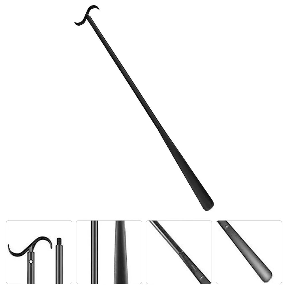 

Long Handle Shoehorn Dressing Stick Buddy for Seniors Plastic Shoe Horn Sock Remover Tool Elderly Aid Reacher Grabber