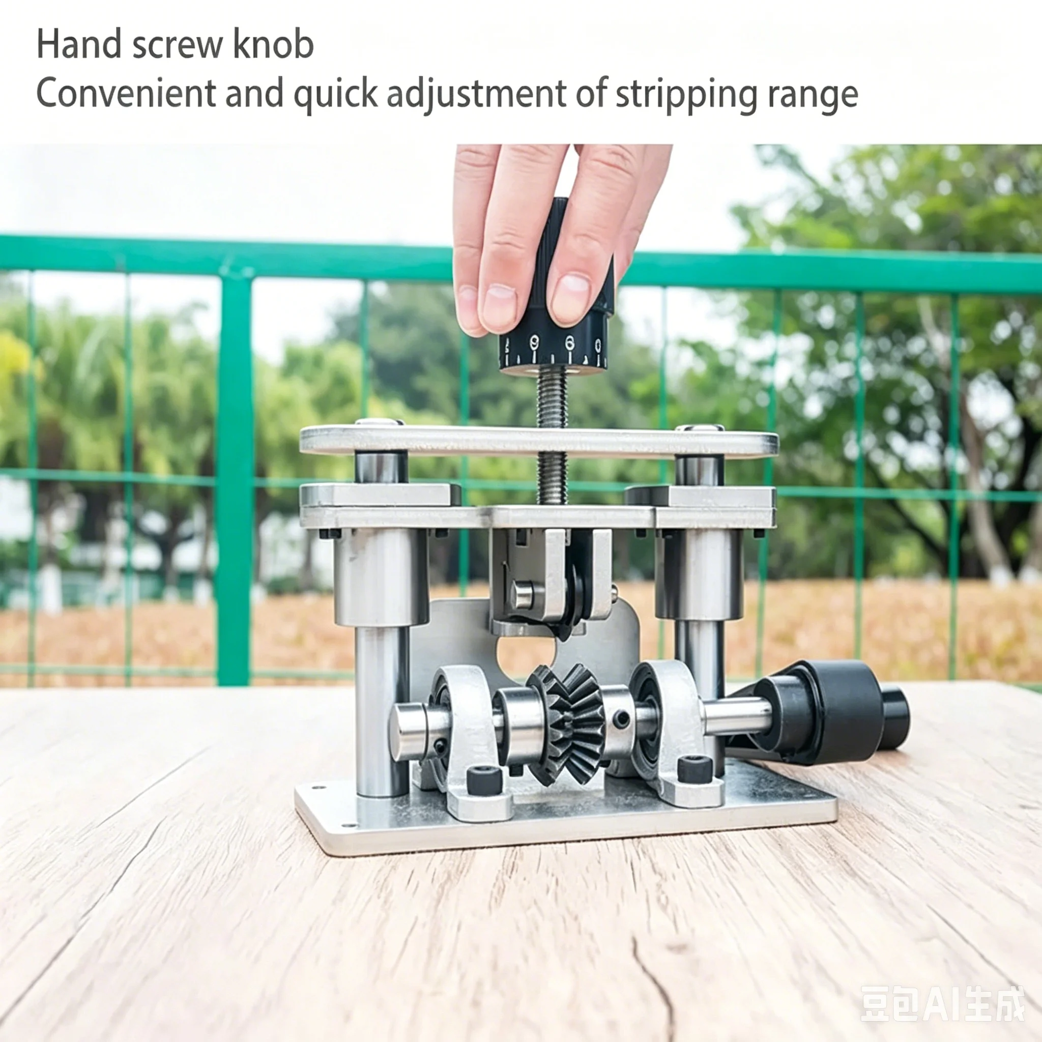 Electric Wire Stripper Machine, Automatic Cable Peeler, Hand Crank Copper Wire Stripping Tool for Household Waste Cable Processi