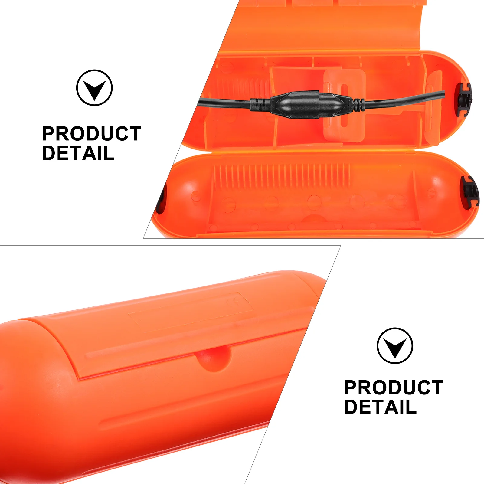 

2 pcs Waterproof Connection Box For Outdoor Electrical Extension Cord Safety Seal Cable Cover Dustproof Power Socket Enclosure