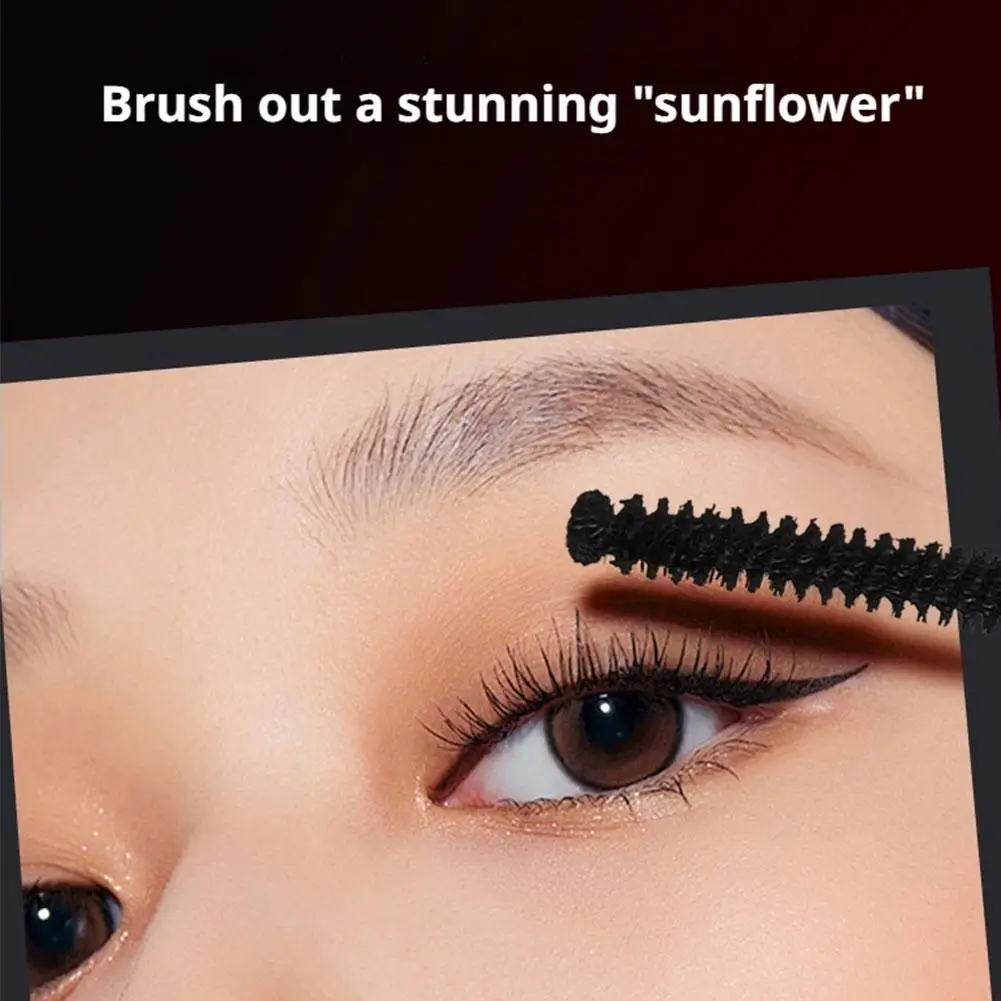 4D Mascara Natuurlijke Dikke Verlenging Viool Oog Zwarte Wimper Mascara Blijvende Mascara Eyeliner Waterdicht Dikke Lange Krullend