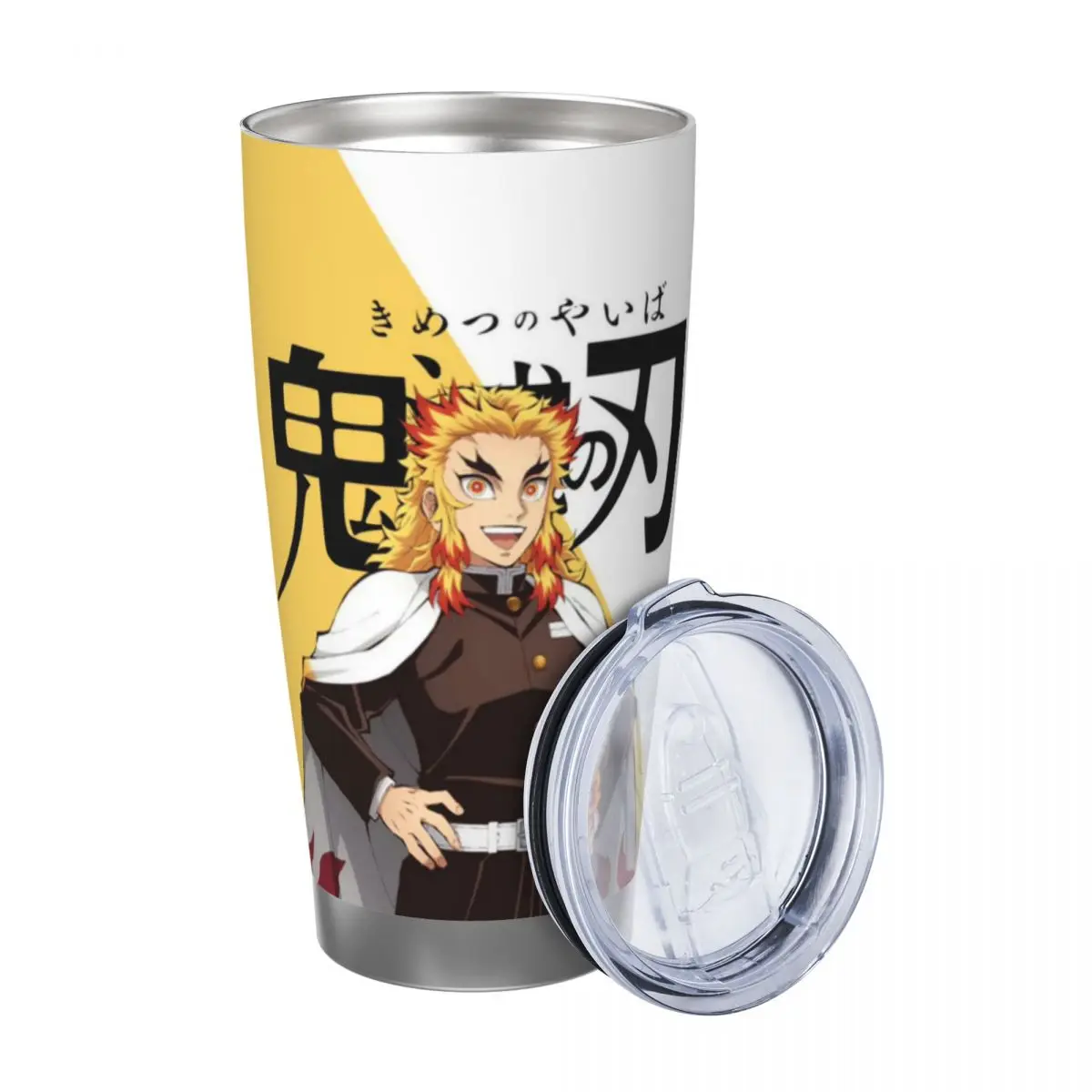 Demon Slayer Kimetsu No Yaiba 20oz Stainless Steel Insulated Thermal Coffee Car Cup Cold Hot Mugs Vacuum Flask