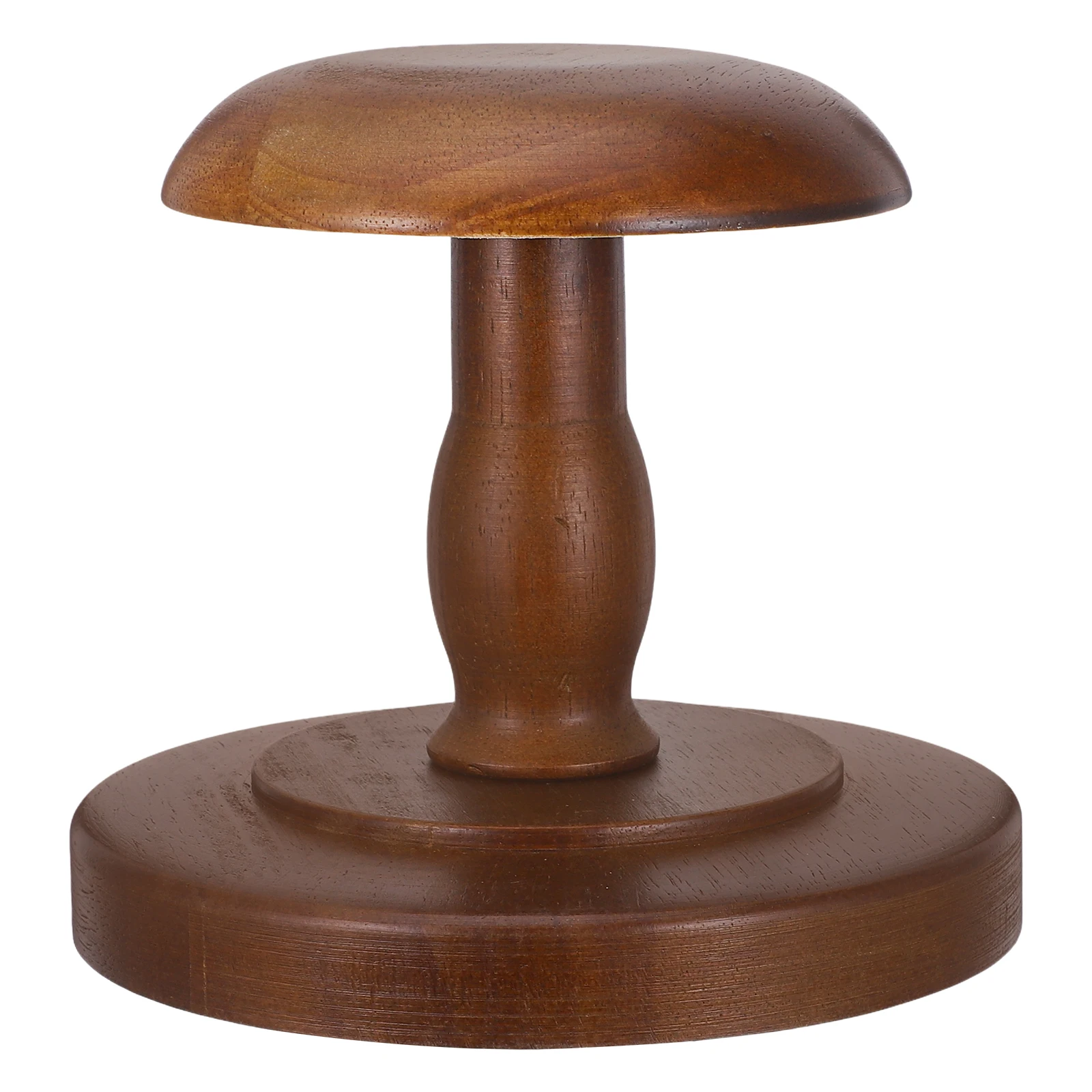 

1pcs Hat Display Stand Wooden Rack Organizer Vintage Style Desktop Hat Holder Small Size For Table Use