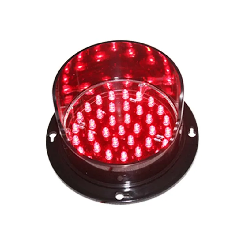 High quality mini 100mm  waterproof DC 12V or DC24V red light LED traffic light replacement